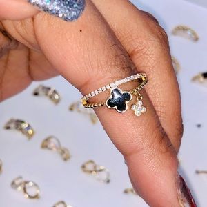 14k solid gold Not plated custom Dangling Turkish designer ring FREE APPRAISAL